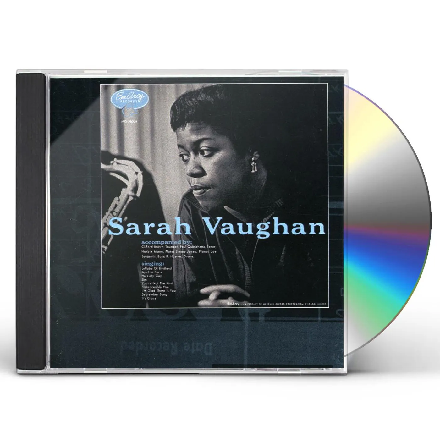 SARAH VAUGHAN WITH CLIFFORD BROWN: VME SERIES CD