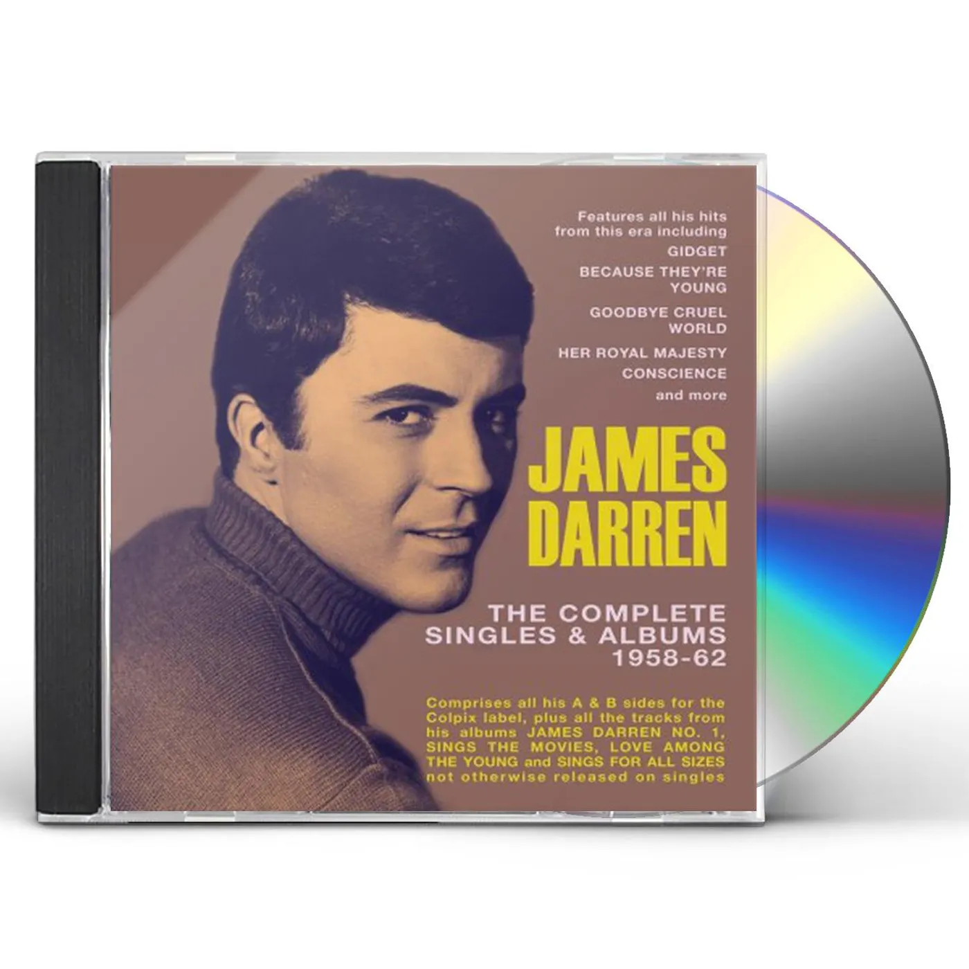 James Darren COMPLETE SINGLES & ALBUMS 1958-62 CD