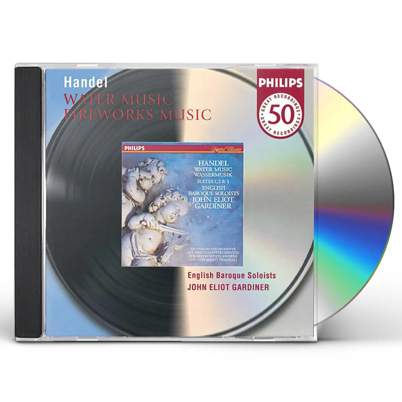 English Baroque Soloists Water Music; Music For The Royal Fireworks CD