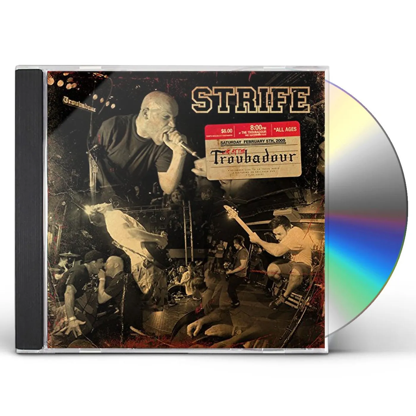 Strife LIVE AT THE TROUBADOUR CD