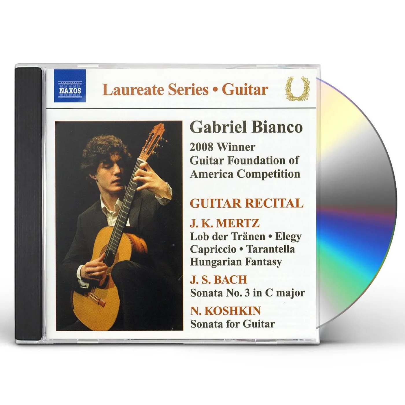 Gabriel Bianco LAUREATE GUITAR SERIES: GUITAR RECITAL CD