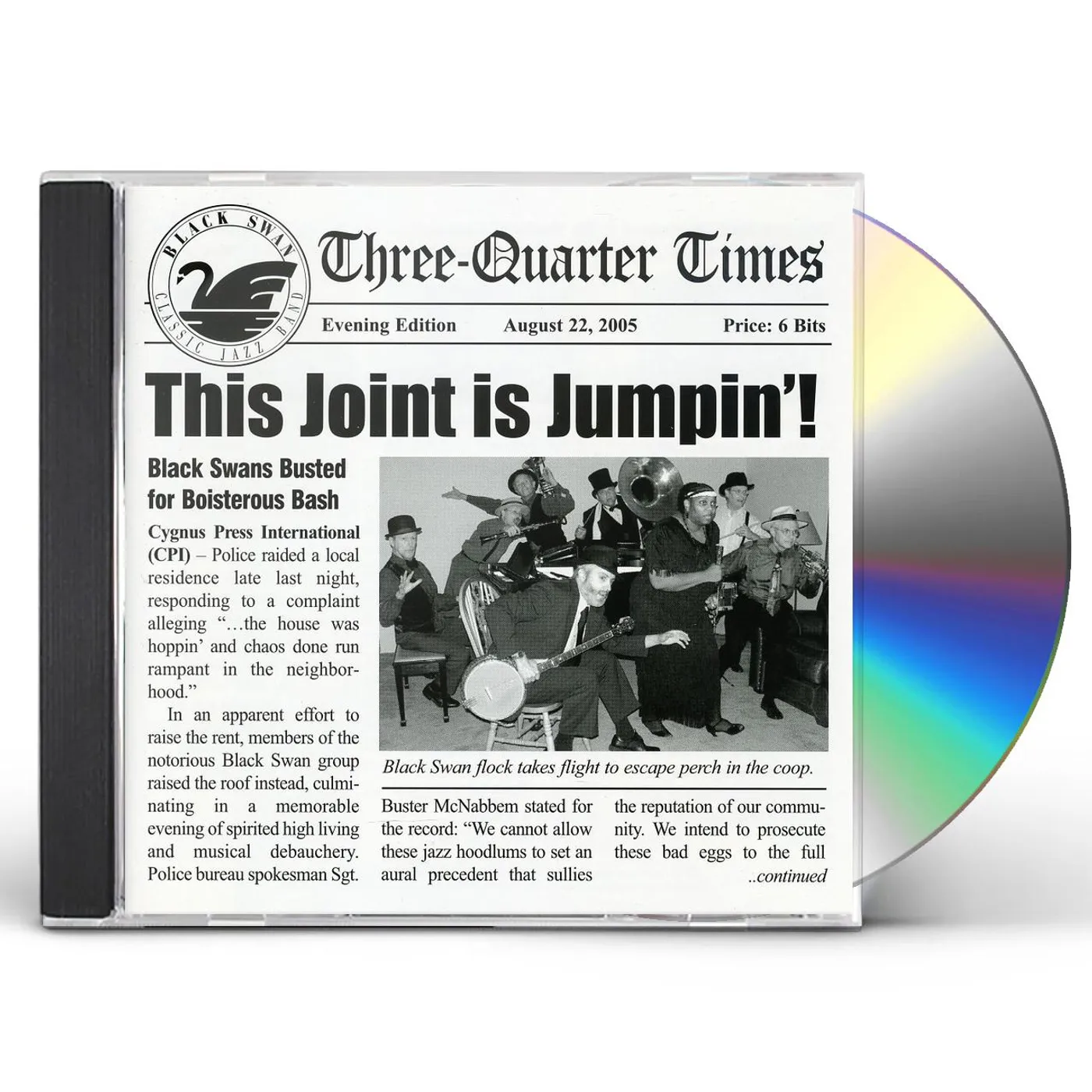 Black Swan Classic Jazz Band THIS JOINT IS JUMPIN CD