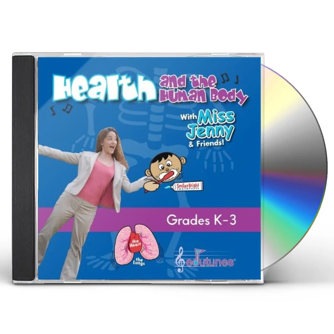 HEALTH & THE HUMAN BODY WITH MISS JENNY & FRIENDS CD