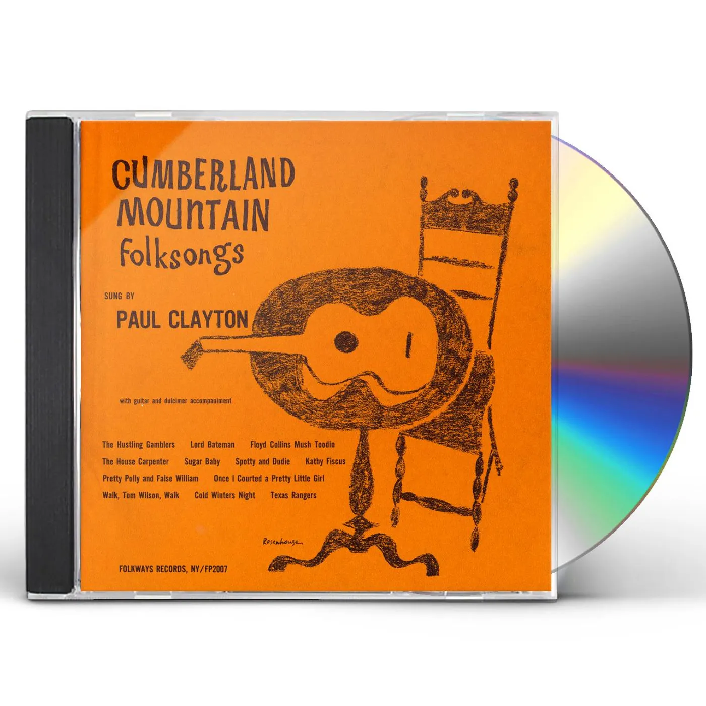 Paul Clayton CUMBERLAND MOUNTAIN FOLKSONGS CD