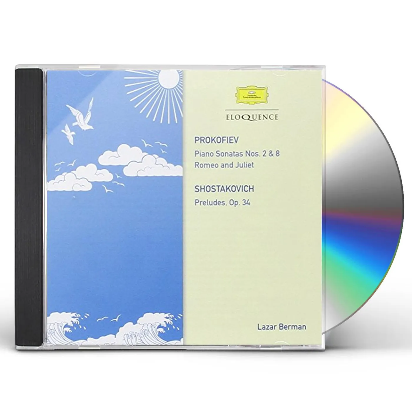 Lazar Berman PROKOFIEV: SONATAS NOS. 2 & 8 CD