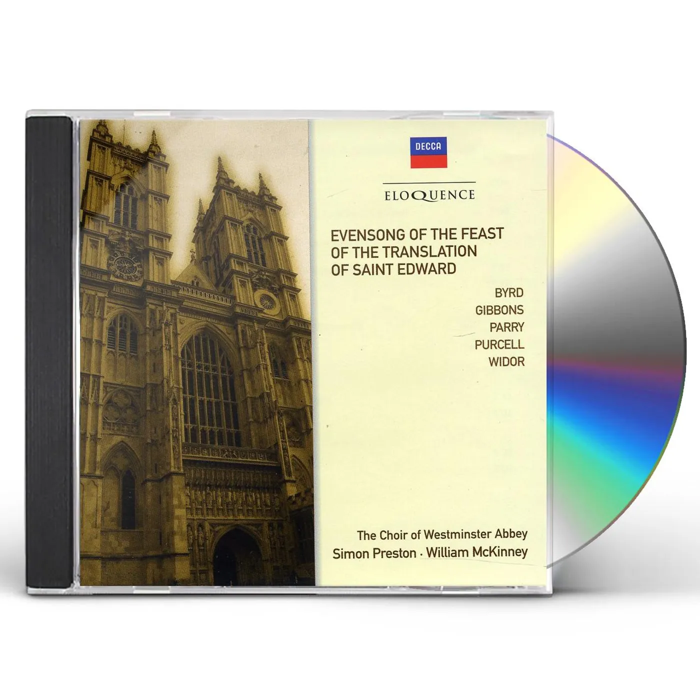 The Choir Of Westminster Abbey EVENSONG FOR THE FEAST OF THE TRANSLATION OF SAINT CD