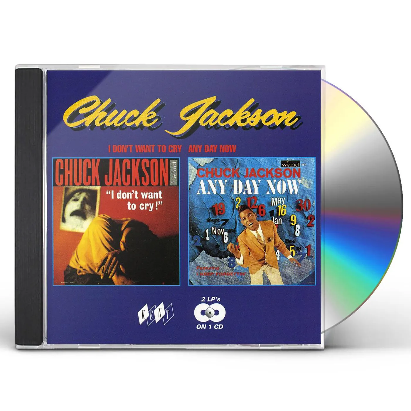 Chuck Jackson I DON'T WANT TO CRY / ANY DAY NOW CD