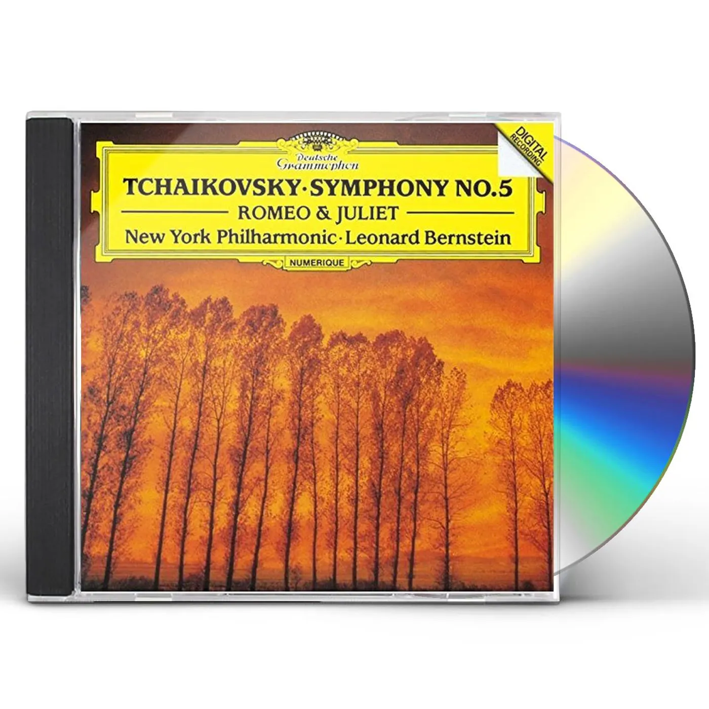 Leonard Bernstein TCHAIKOVSKY: SYMPHONY NO.5 / ROMEO & JULIET CD