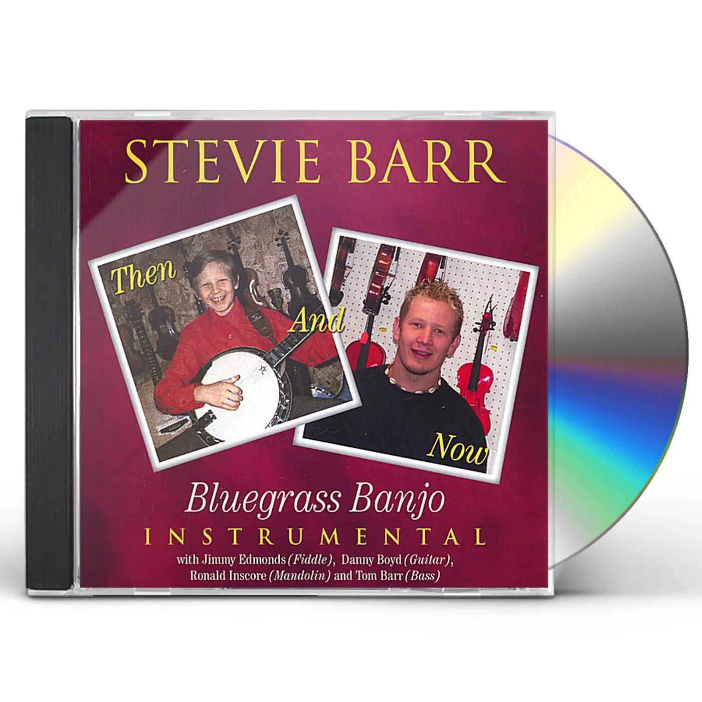 STEVIE BARR-THEN & NOW BLUEGRASS BANJO CD