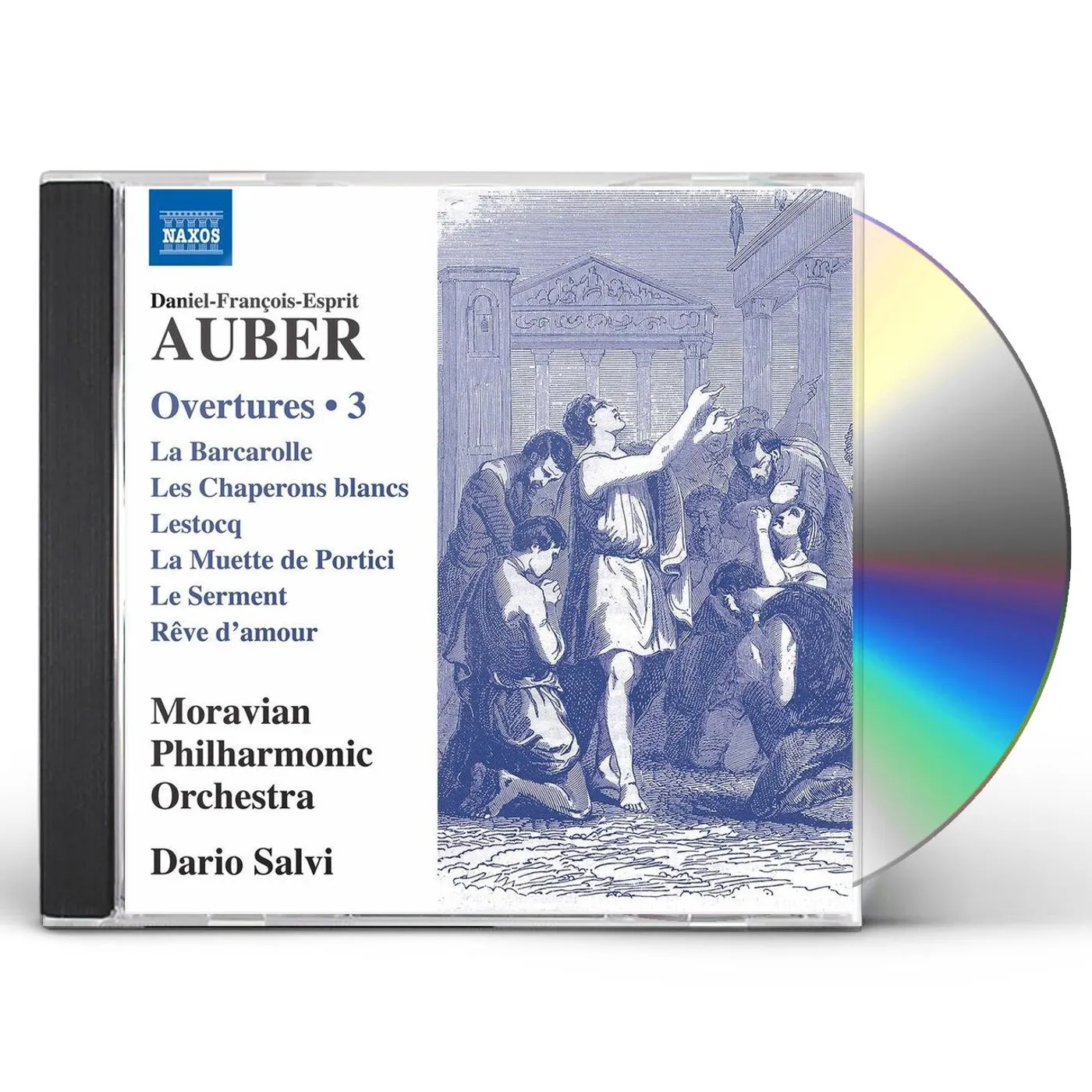 AUBER / MORAVIAN PHILHARMONIC ORCH / SALVI OVERTURES 3 CD