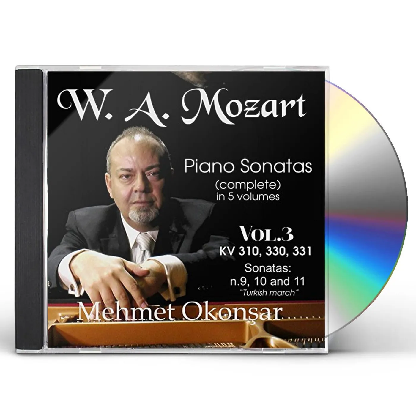 Mehmet Okonsar MOZART COMPLETE PIANO SONATAS 3 CD