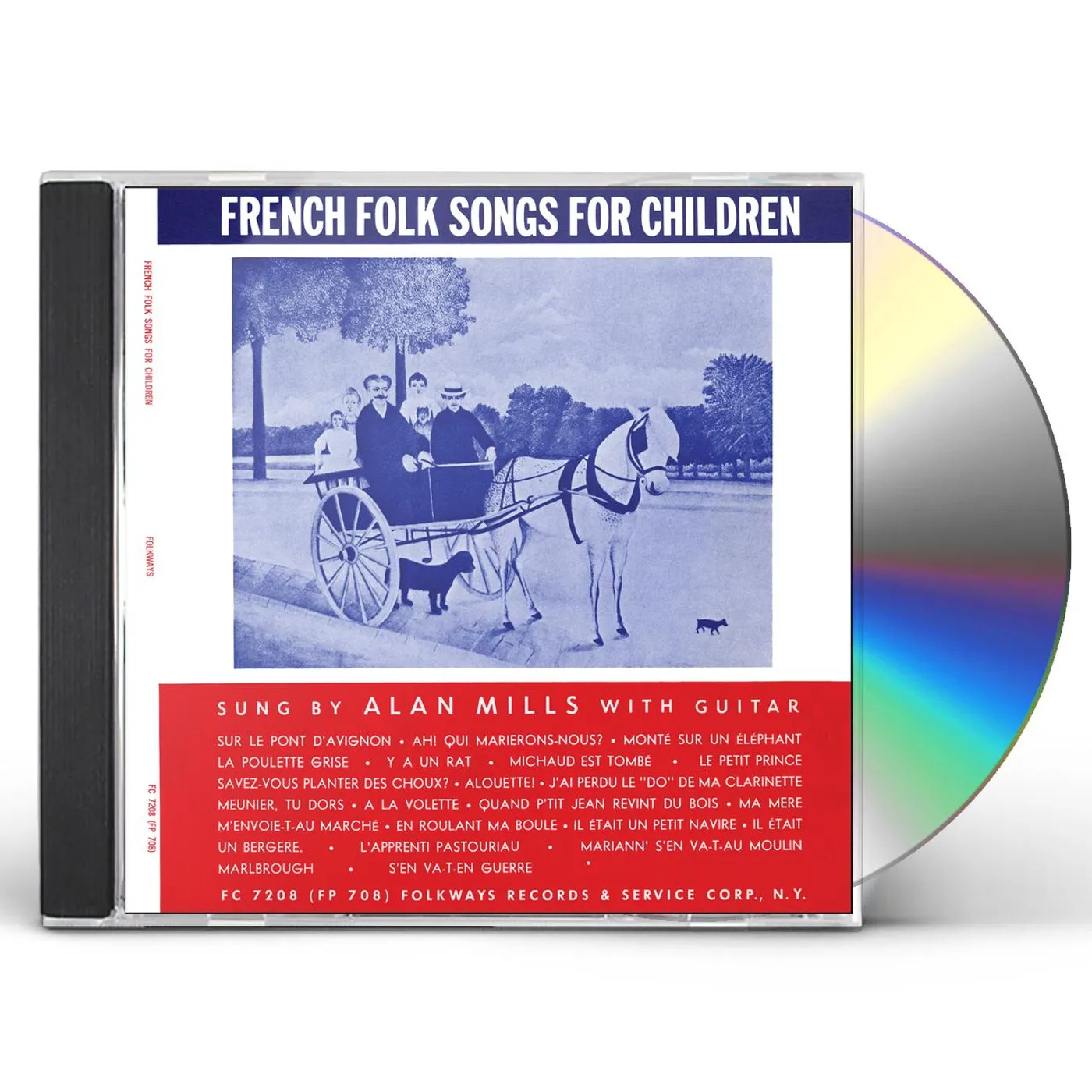 Alan Mills FRENCH FOLK SONGS FOR CHILDREN CD