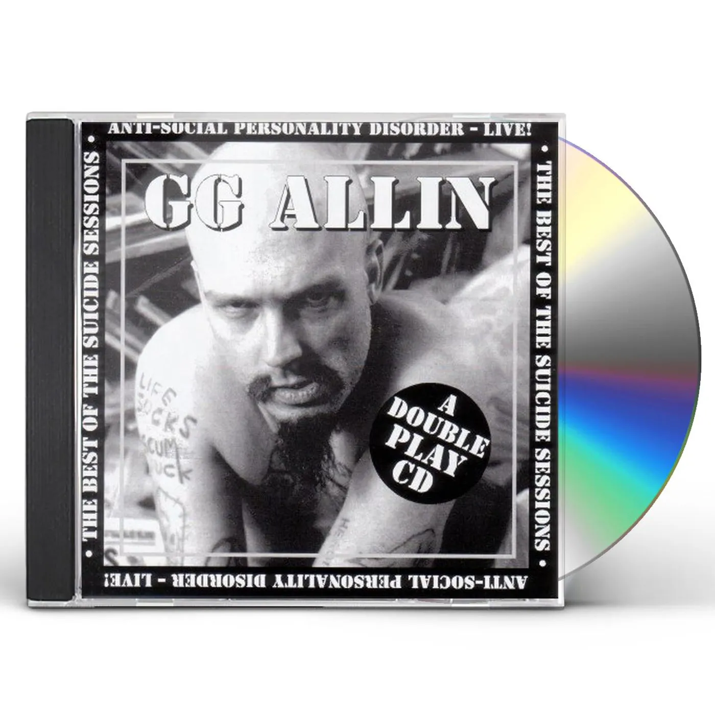 GG Allin SUICIDE SESSIONS / ANTI-SOCIAL CD