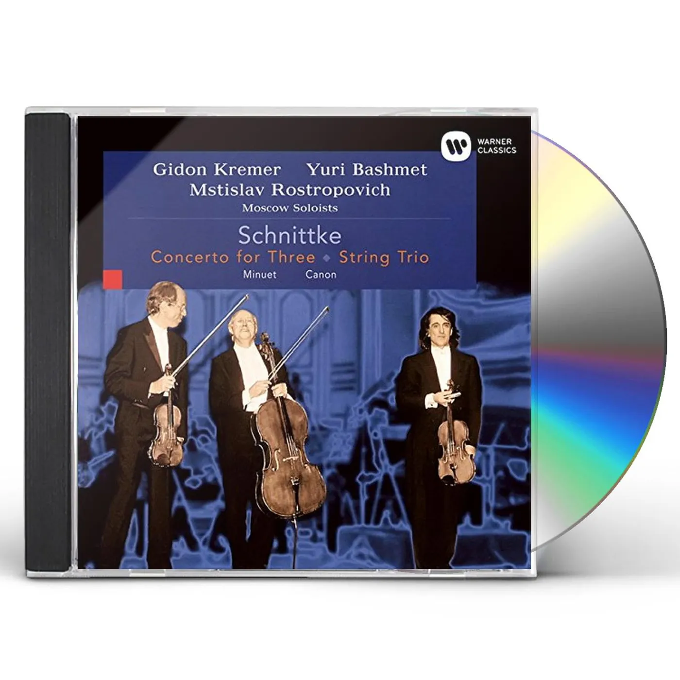 Gidon Kremer SCHNITTKE: CONCERTO FOR THREE STRIN CD