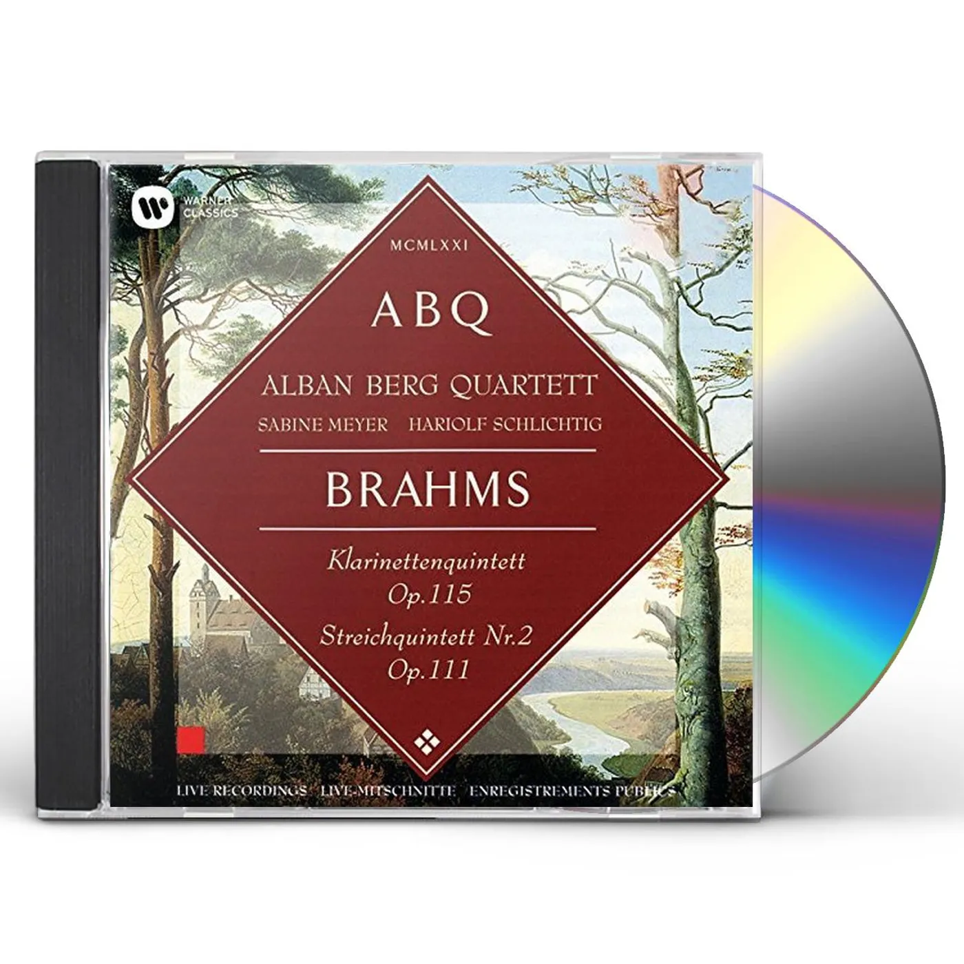 Sabine Meyer BRAHMS: CLARINET QUINTET & STRING CD