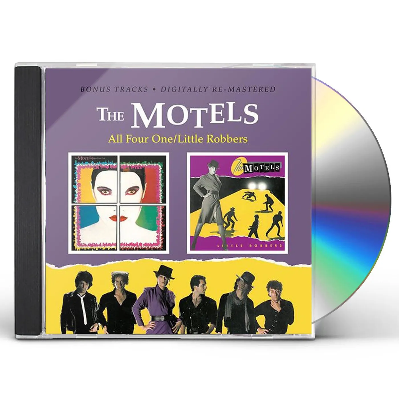 The Motels ALL FOUR ONE / LITTLE ROBBERS CD