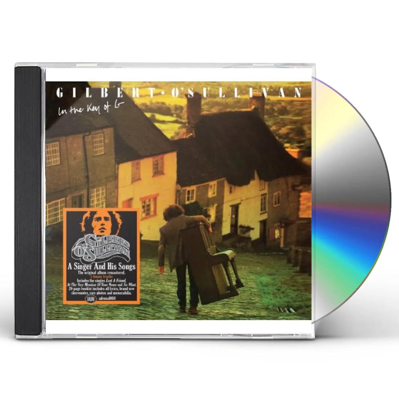 Gilbert O'Sullivan IN THE KEY OF G CD