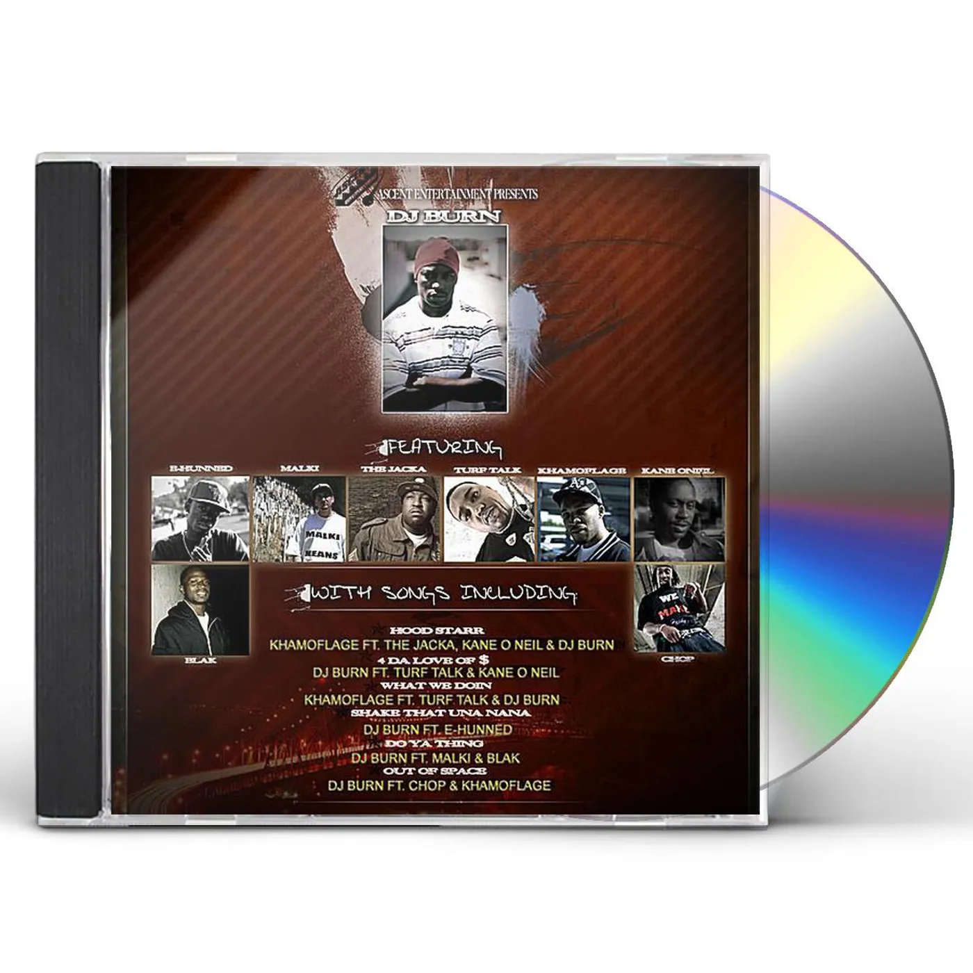 DJ Burn ASCENT ENTERTAINMENT PRESENTS CD
