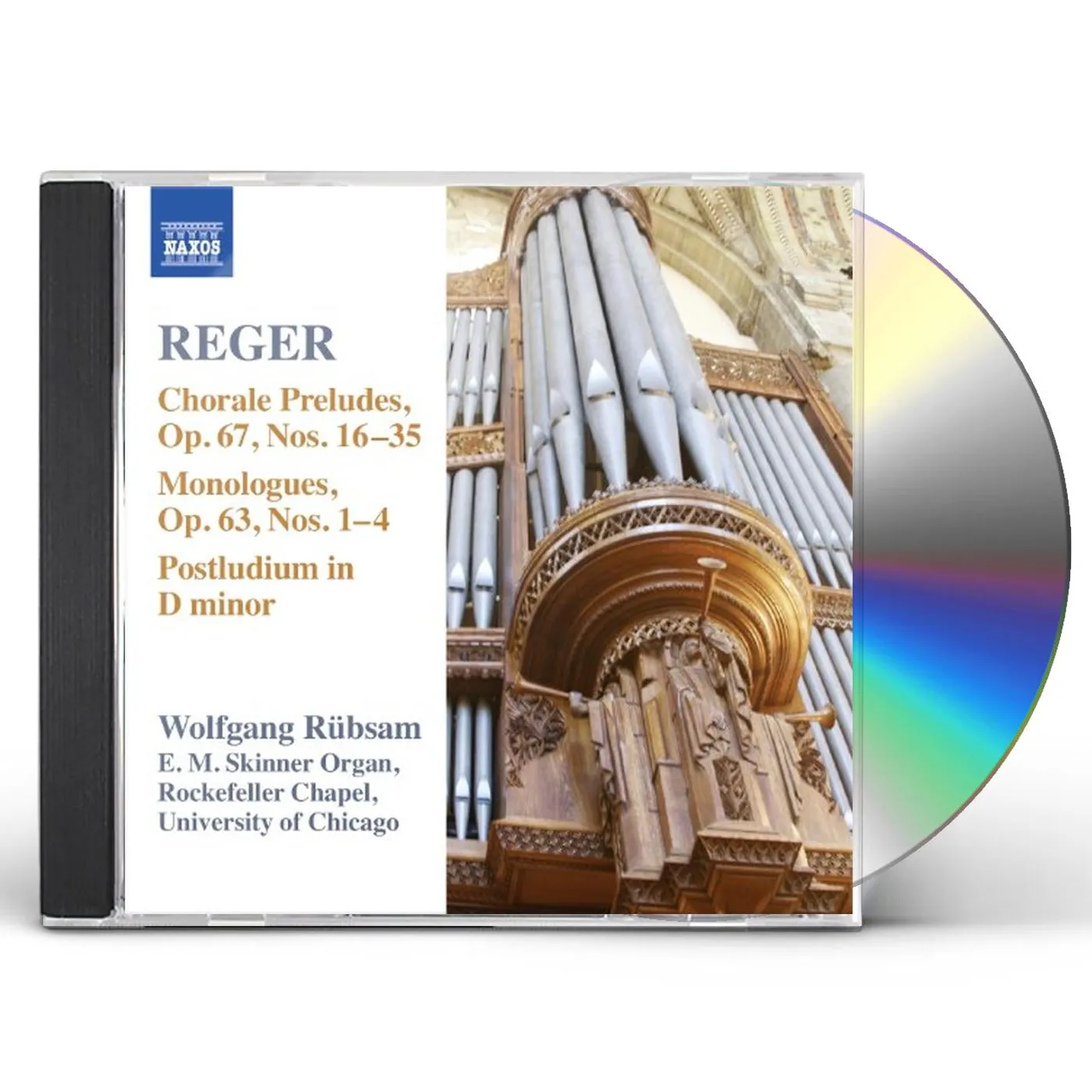Reger ORGAN WORKS VOL 15 CD