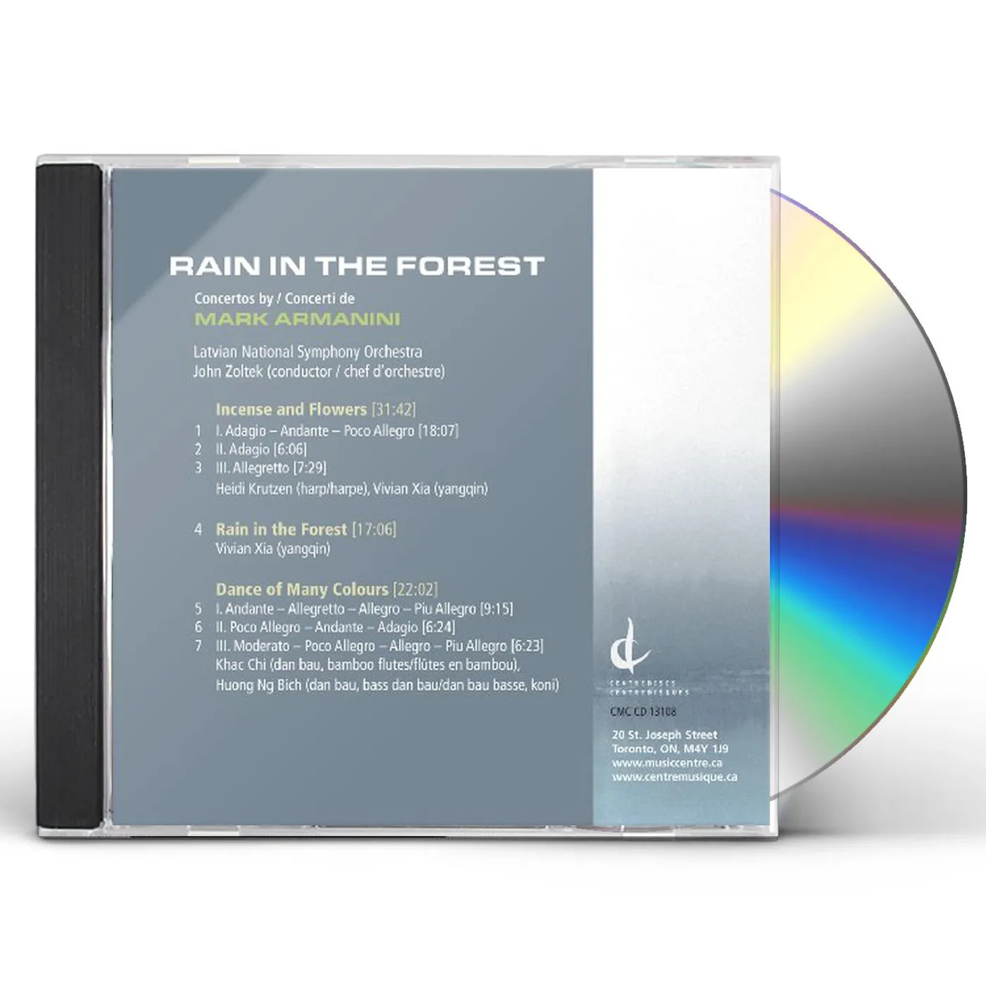 Mark Armanini RAIN IN THE FOREST CD