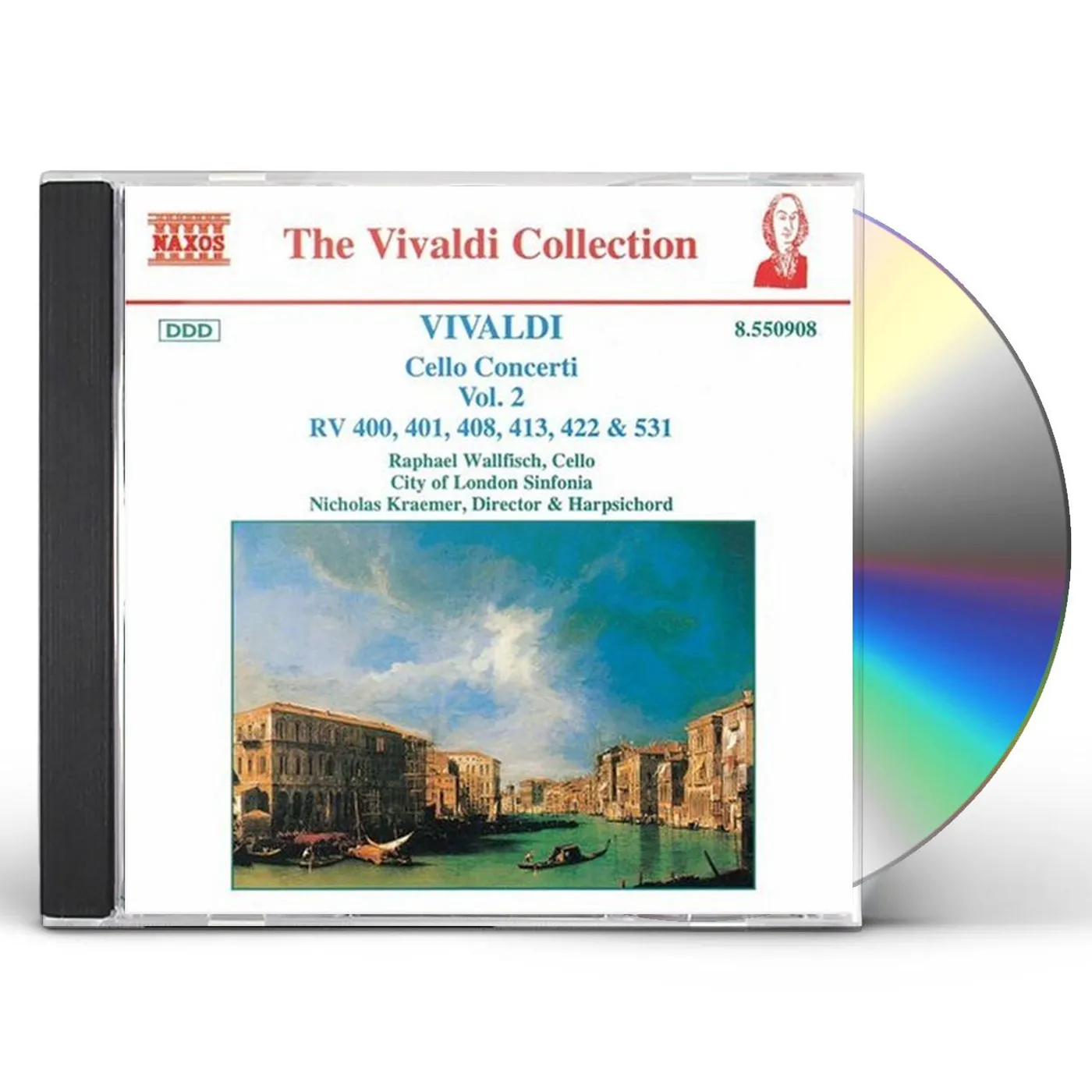 Antonio Vivaldi CELLO CONCERTOS VOL. 2 CD