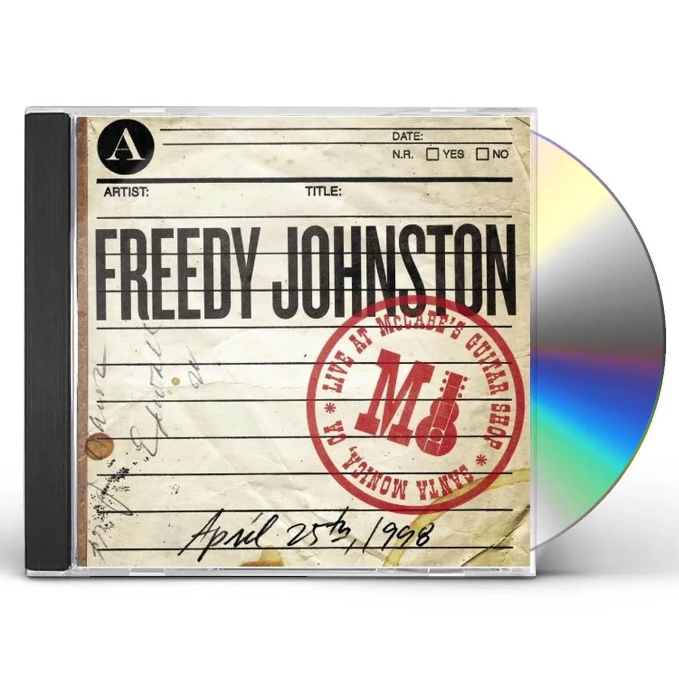 Freedy Johnston LIVE AT MCCABE'S GUITAR SHOP CD