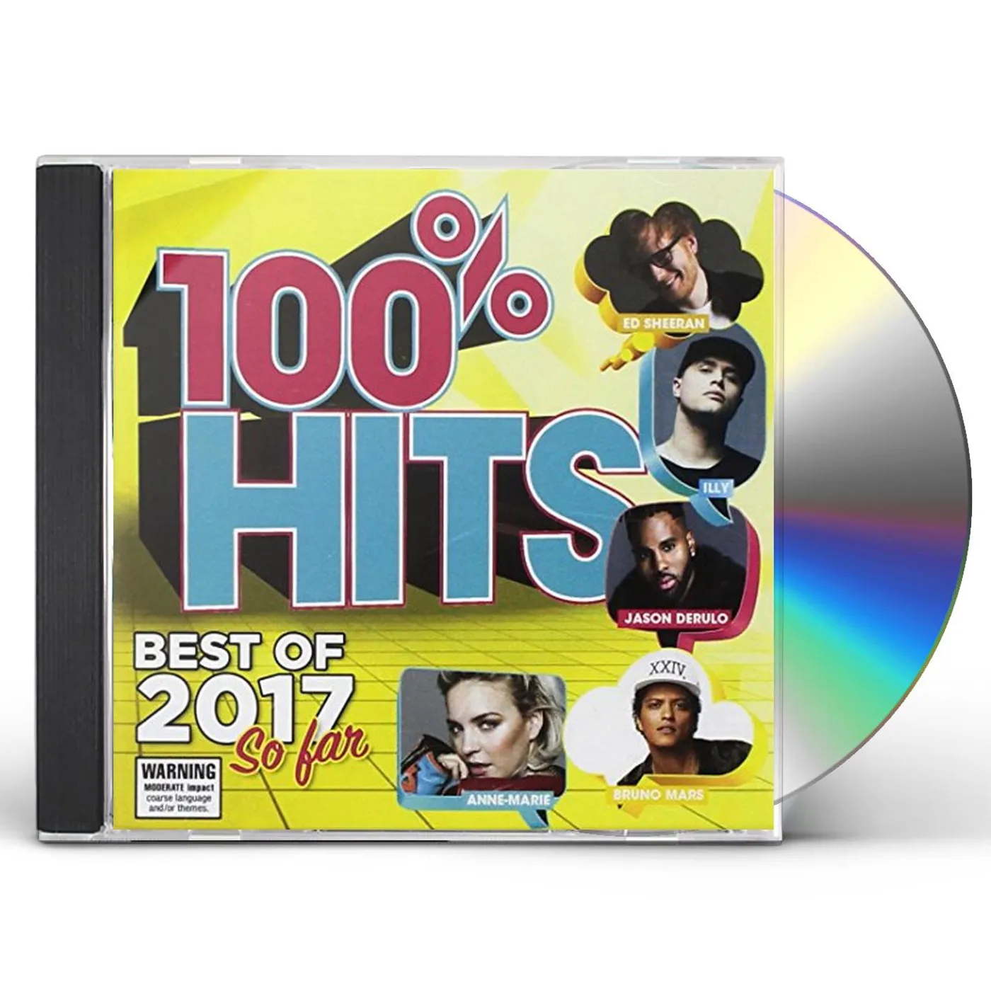 Various Artists  100% HITS: BEST OF 2017 SO FAR CD