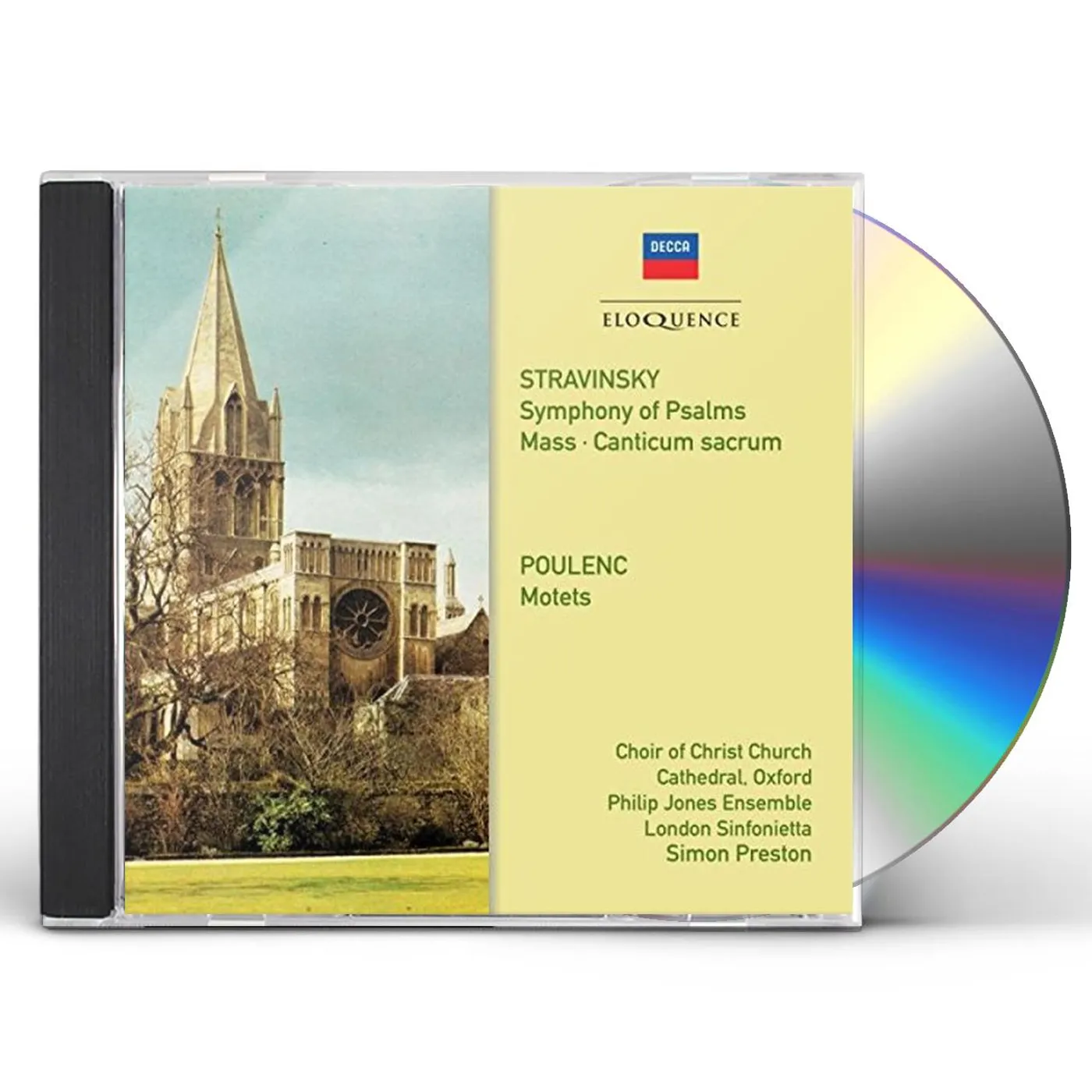 Simon Preston STRAVINSKY / POULENC: CHORAL WORKS CD