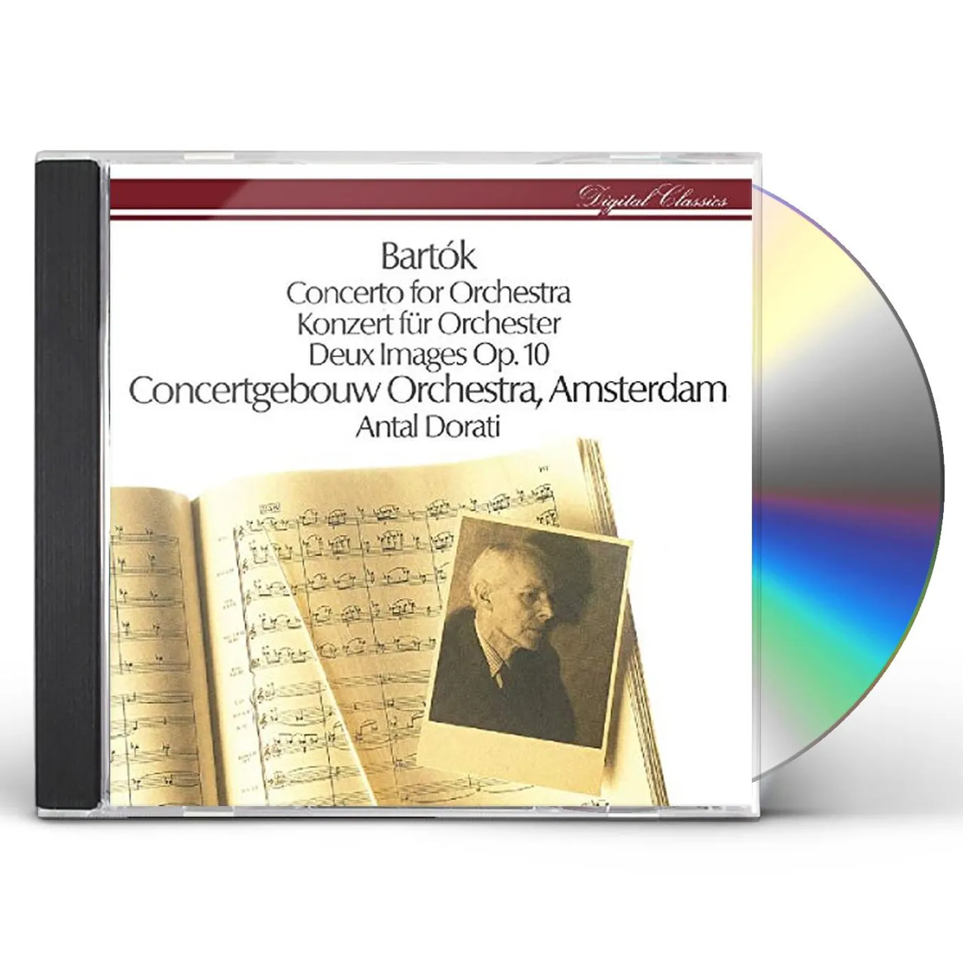 Bartok CONCERTO FOR ORCHESTRA DEUX IMAGES ANTAL DORATI CD