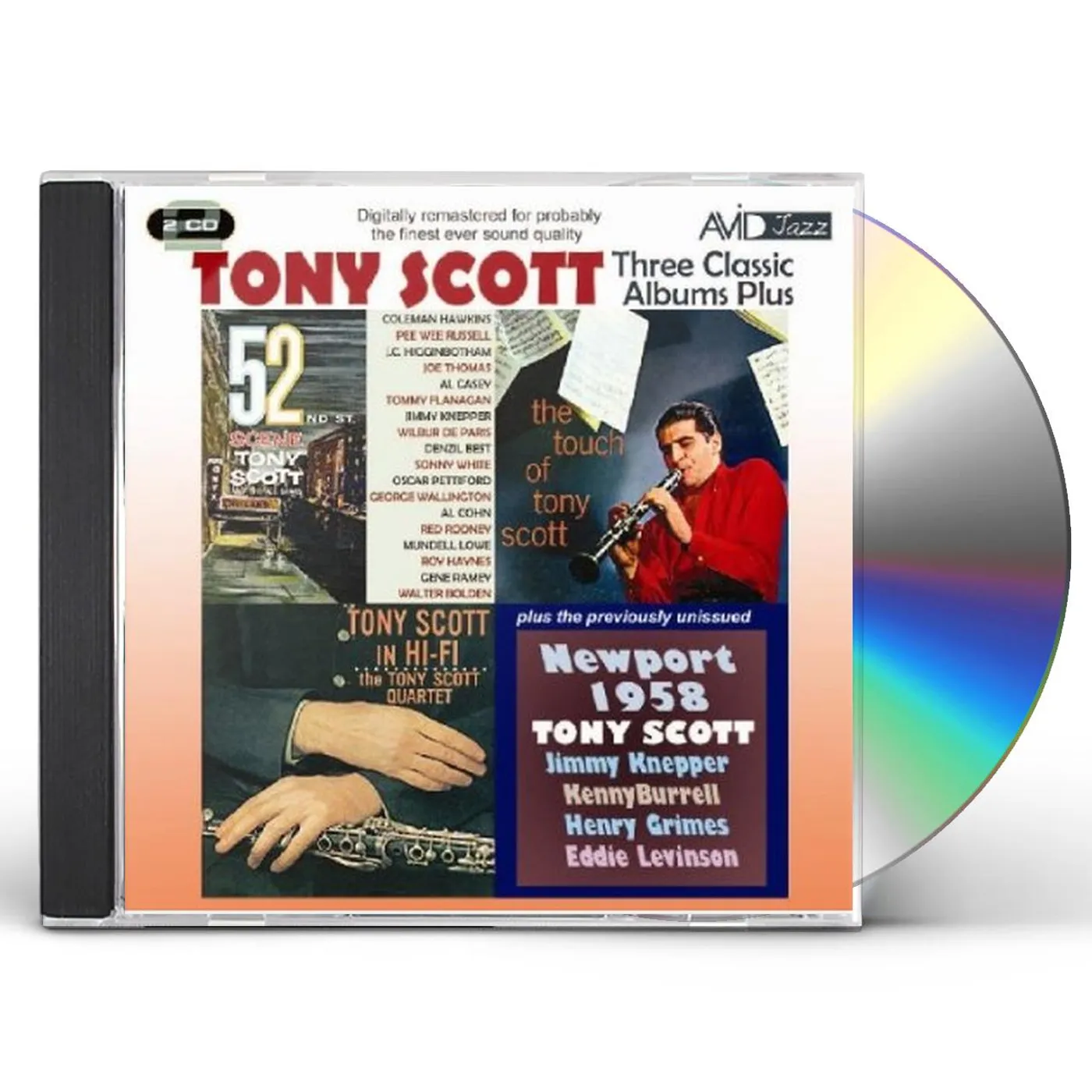 Tony Scott 52ND ST SCENE / IN HI-FI / TOUCH CD