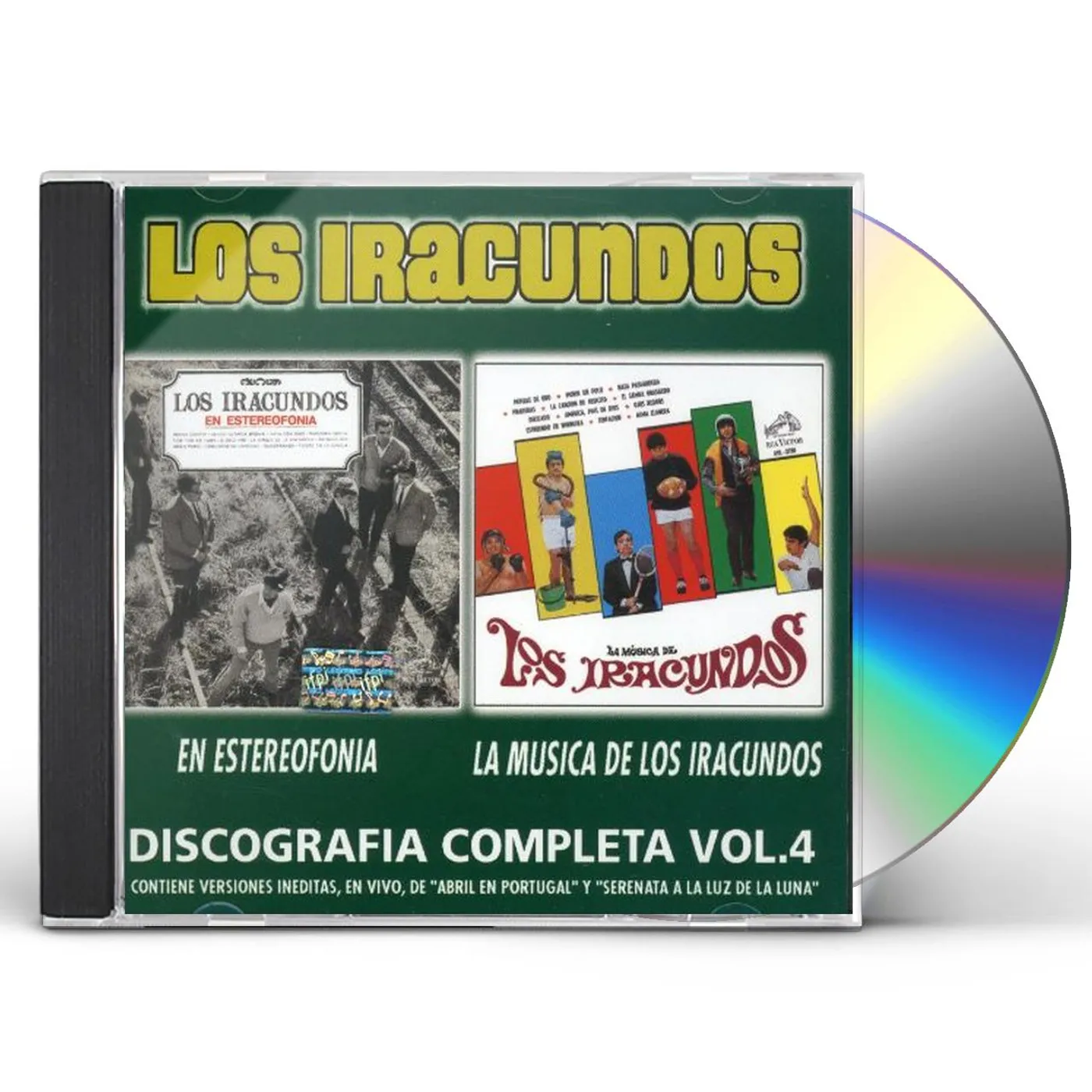 Iracundos DISCOGRAFIA COMPLETA 4: ESTEREOFONIA / LA MUSICA D CD