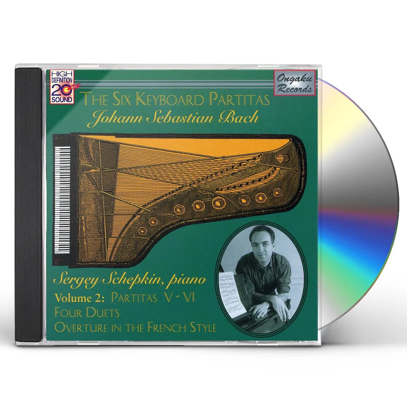 Sergey Schepkin J.S. BACH: SIX KEYBOARD PARTITAS 2 CD