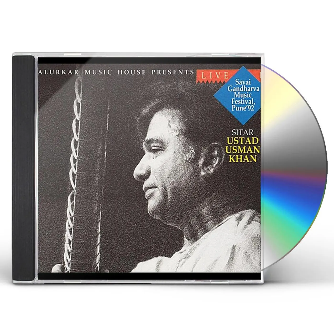 Ustad Usman Khan LIVE AT SAVAI GANDHARVA FESTIVAL 1992 CD