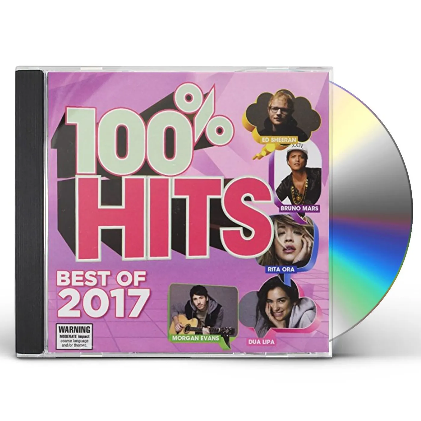 Various Artists  100% HITS: BEST OF 2017 CD
