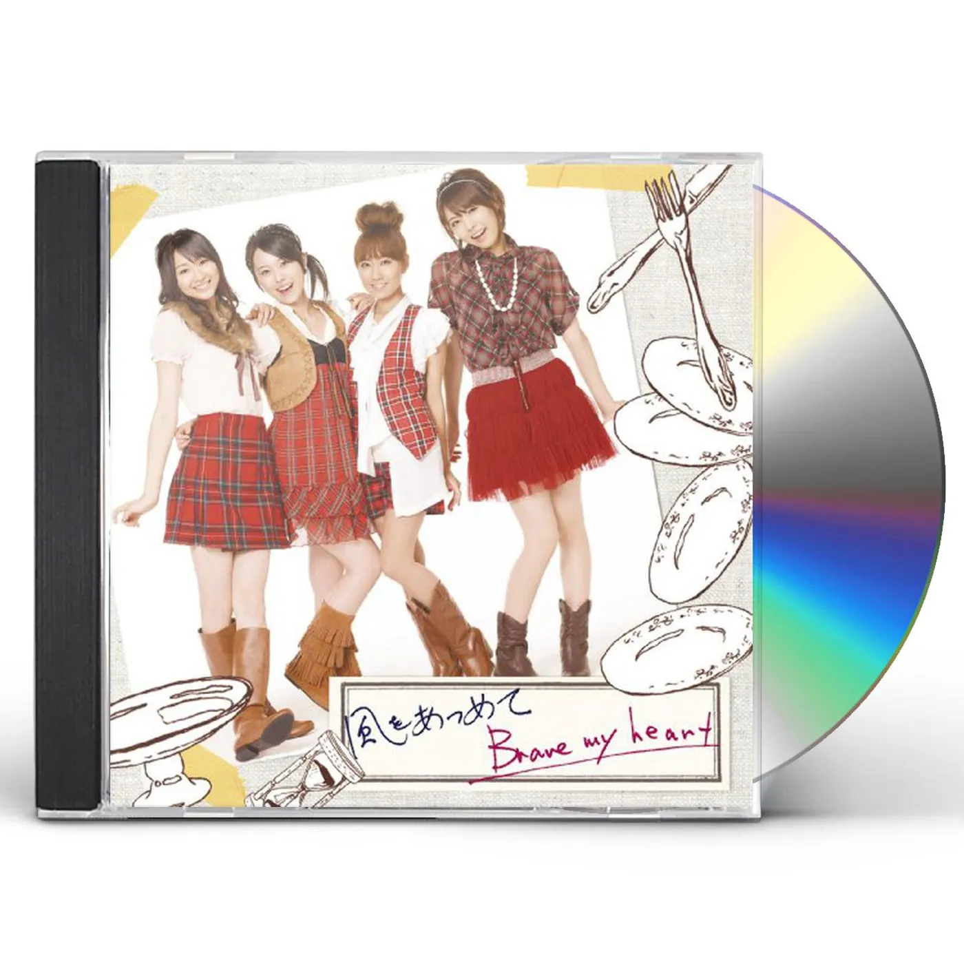 Sphere KAZE WO ATSUMETE / BRAVE MY HEART CD