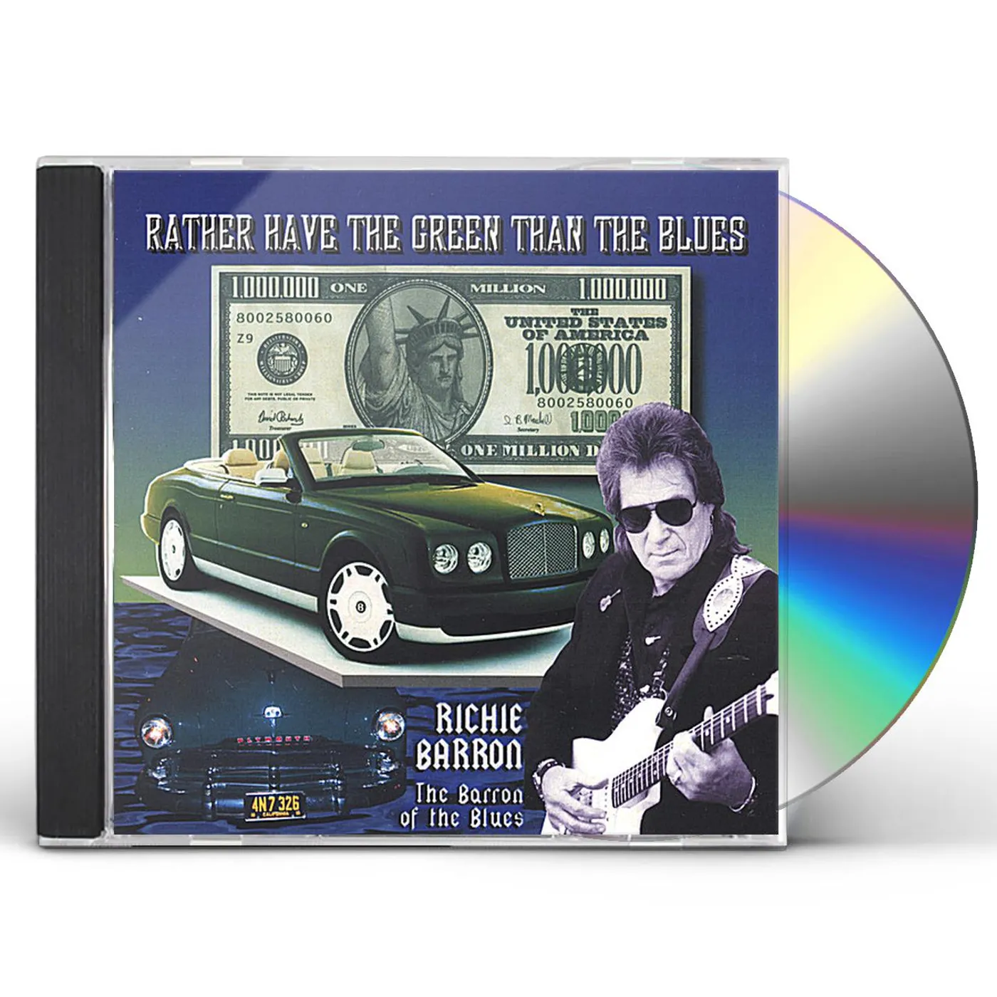 Richie Barron RATHER HAVE THE GREEN THAN THE BLUES CD