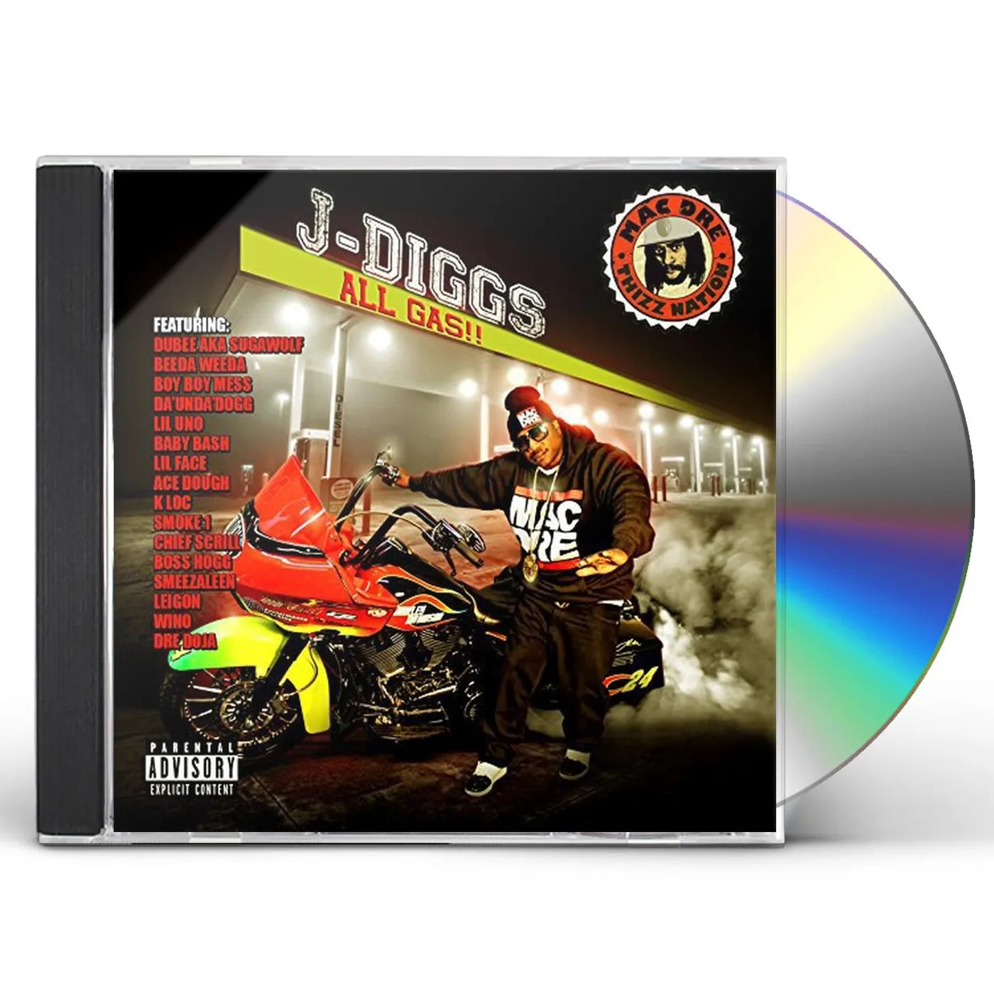 J-Diggs ALL GAS CD