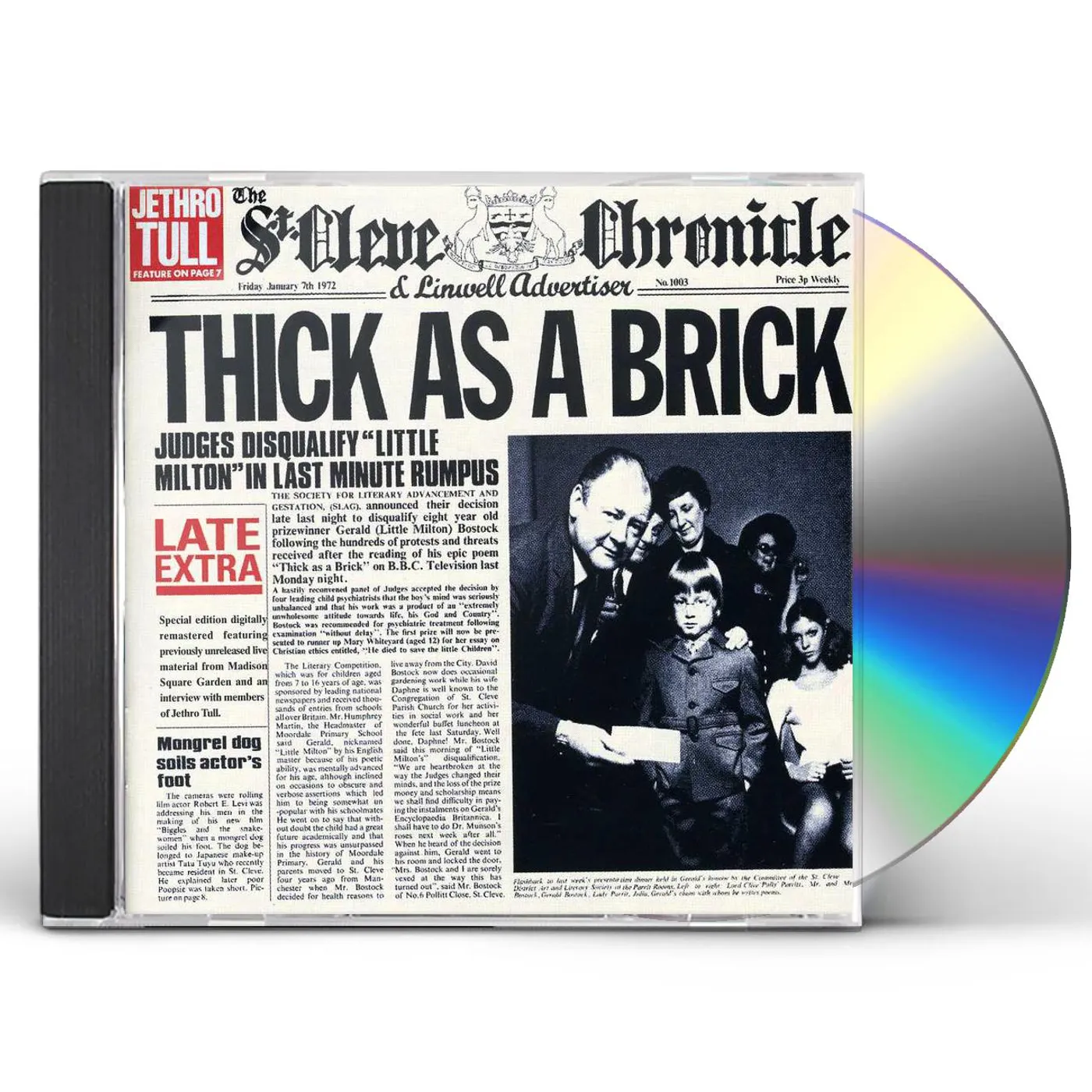 Jethro Tull THICK AS A BRICK CD