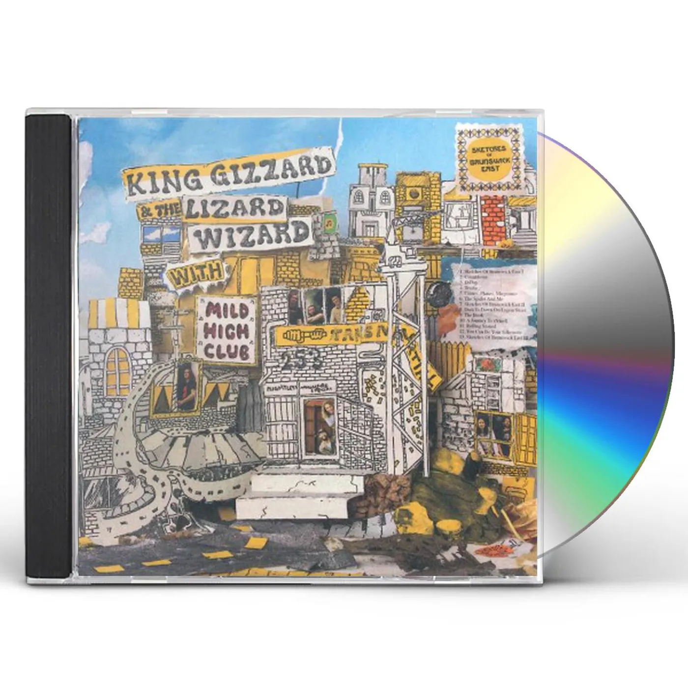 King Gizzard & The Lizard Wizard SKETCHES OF BRUNSWICK EAST (FEAT MILE HIGH CLUB) CD