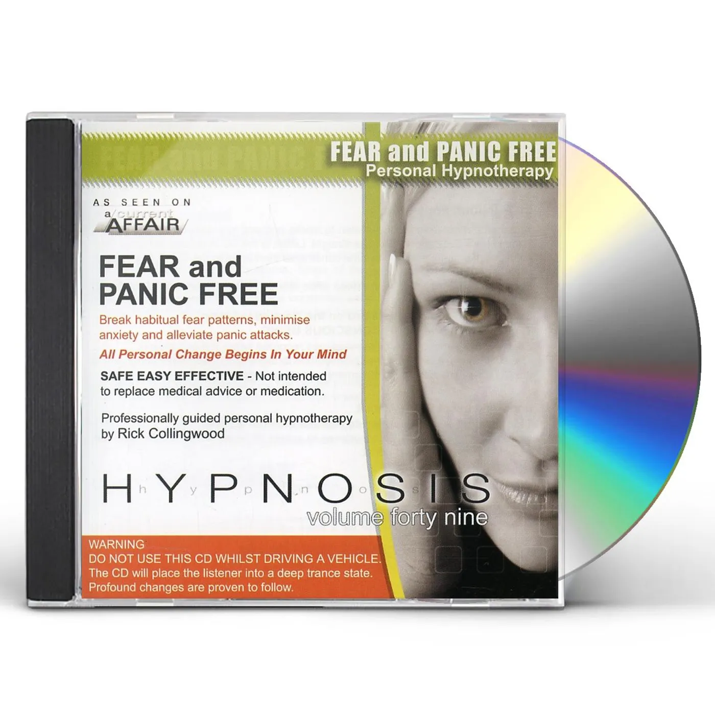 Rick Collingwood FEAR & PANIC FREE CD