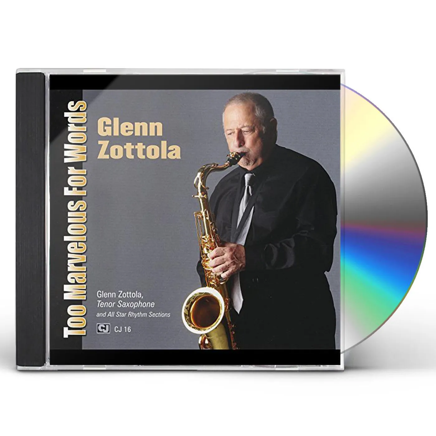 Glenn Zottola TOO MARVELOUS FOR WORDS CD