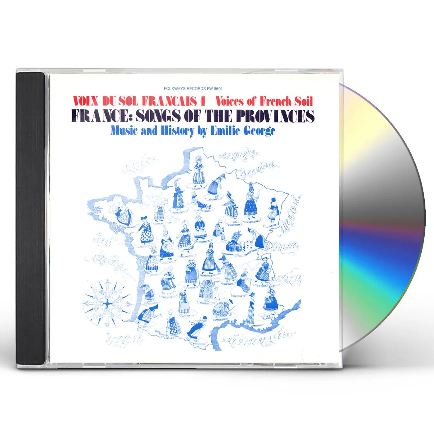 Emilie George VOIX DU SOL FRANCAIS VOL. 1: FRANCE CD