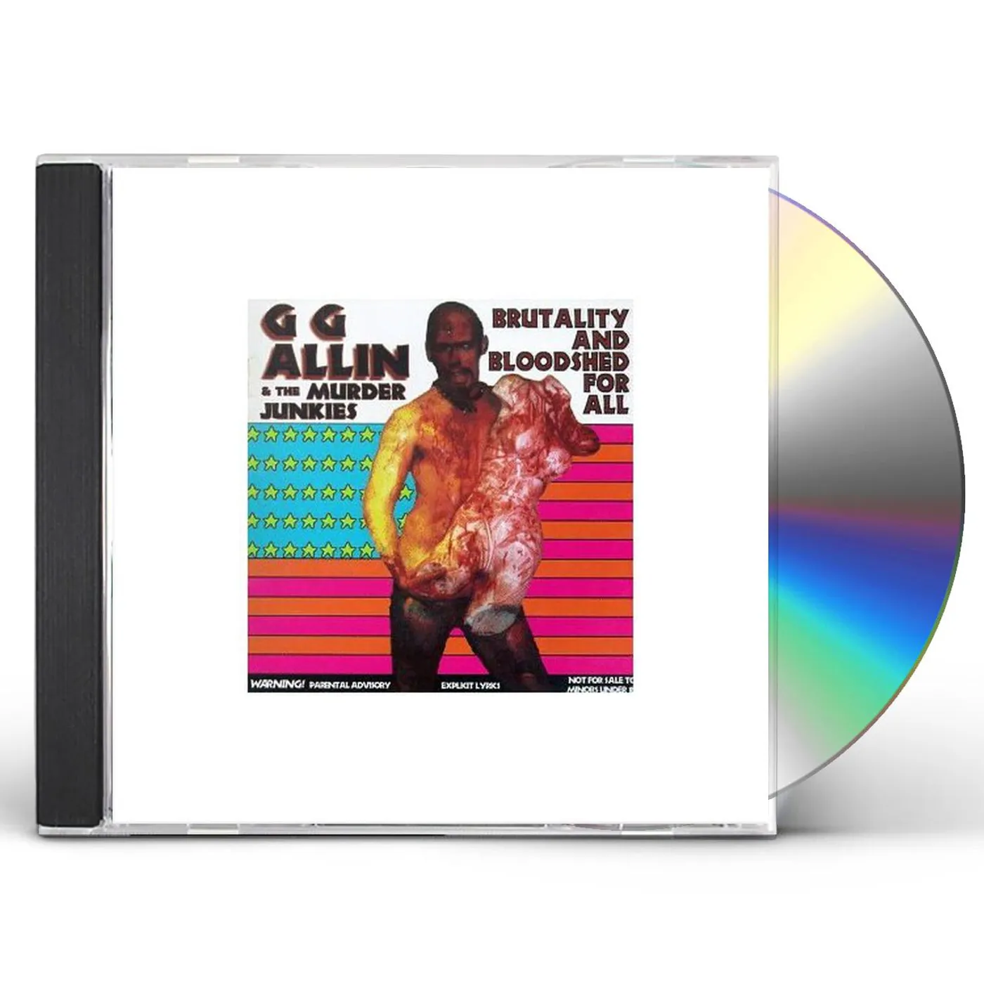 GG Allin BRUTALITY & BLOODSHED FOR ALL CD