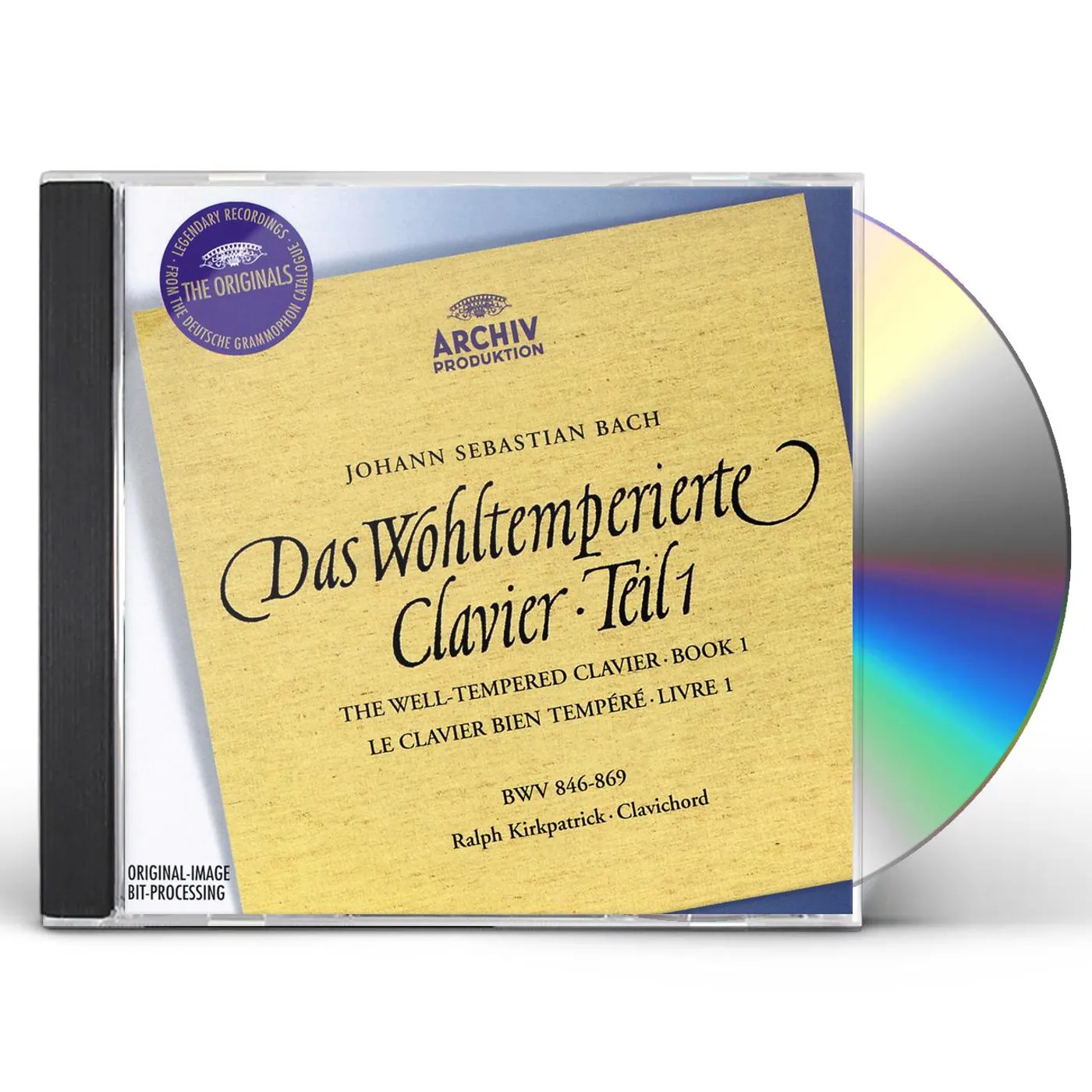Keith Jarrett J.S. Bach: The Well-Tempered Clavier, Book I (2 CD) CD