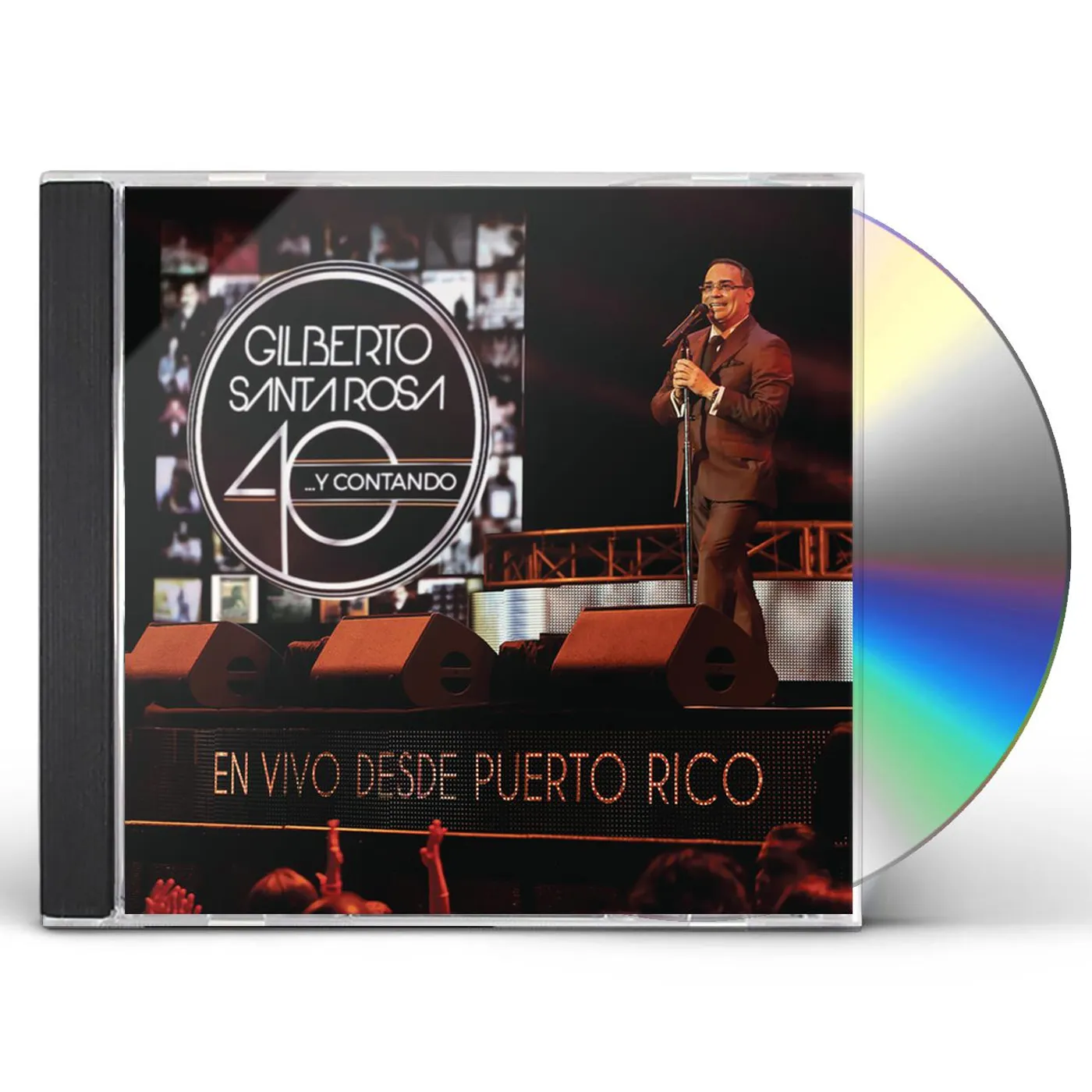 Gilberto Santa Rosa 40... Y CONTANDO (EN VIVO DESDE PUERTO RICO) CD