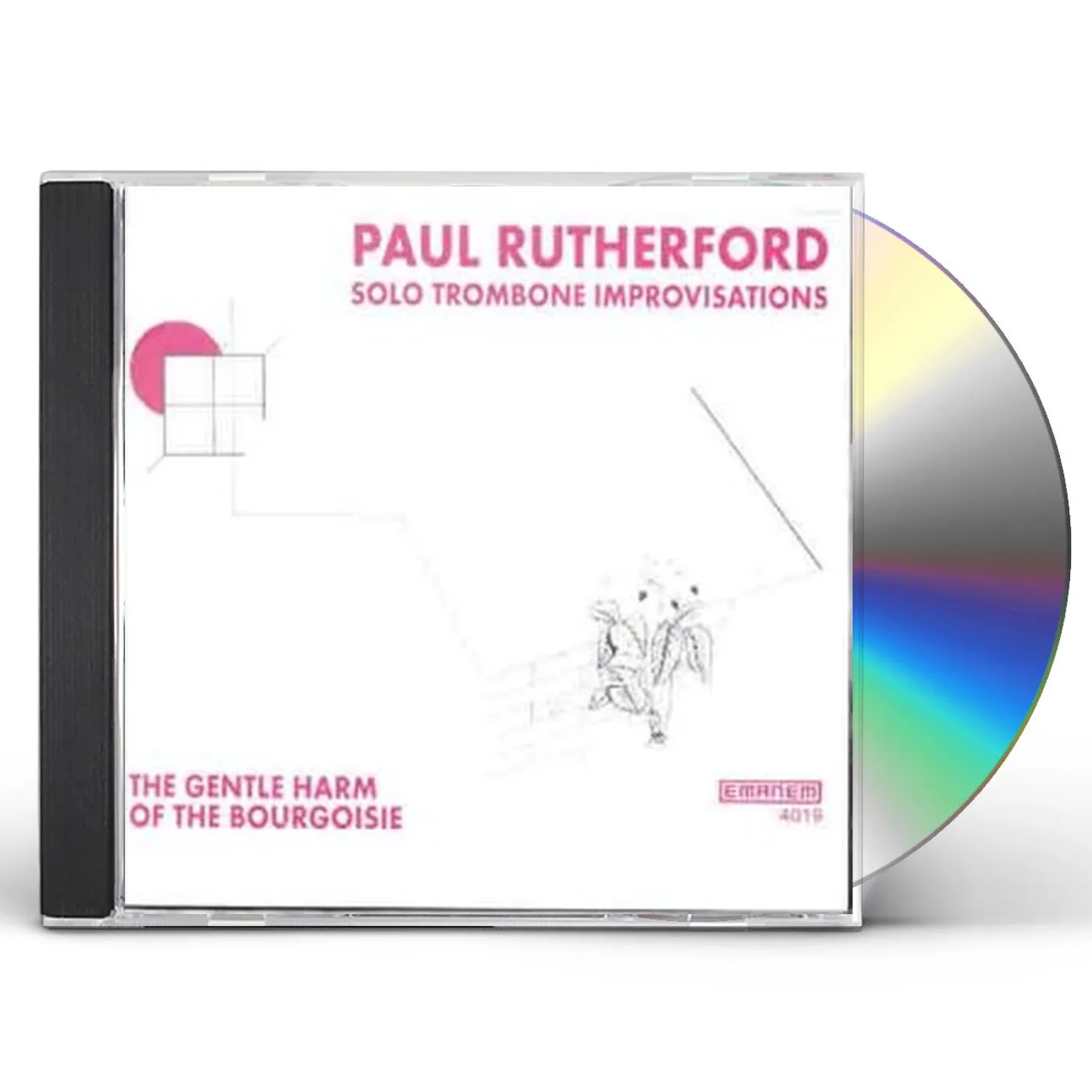 Paul Rutherford SOLO TROMBONE-GENTLE HARM OF THE BOURGEOISIE CD