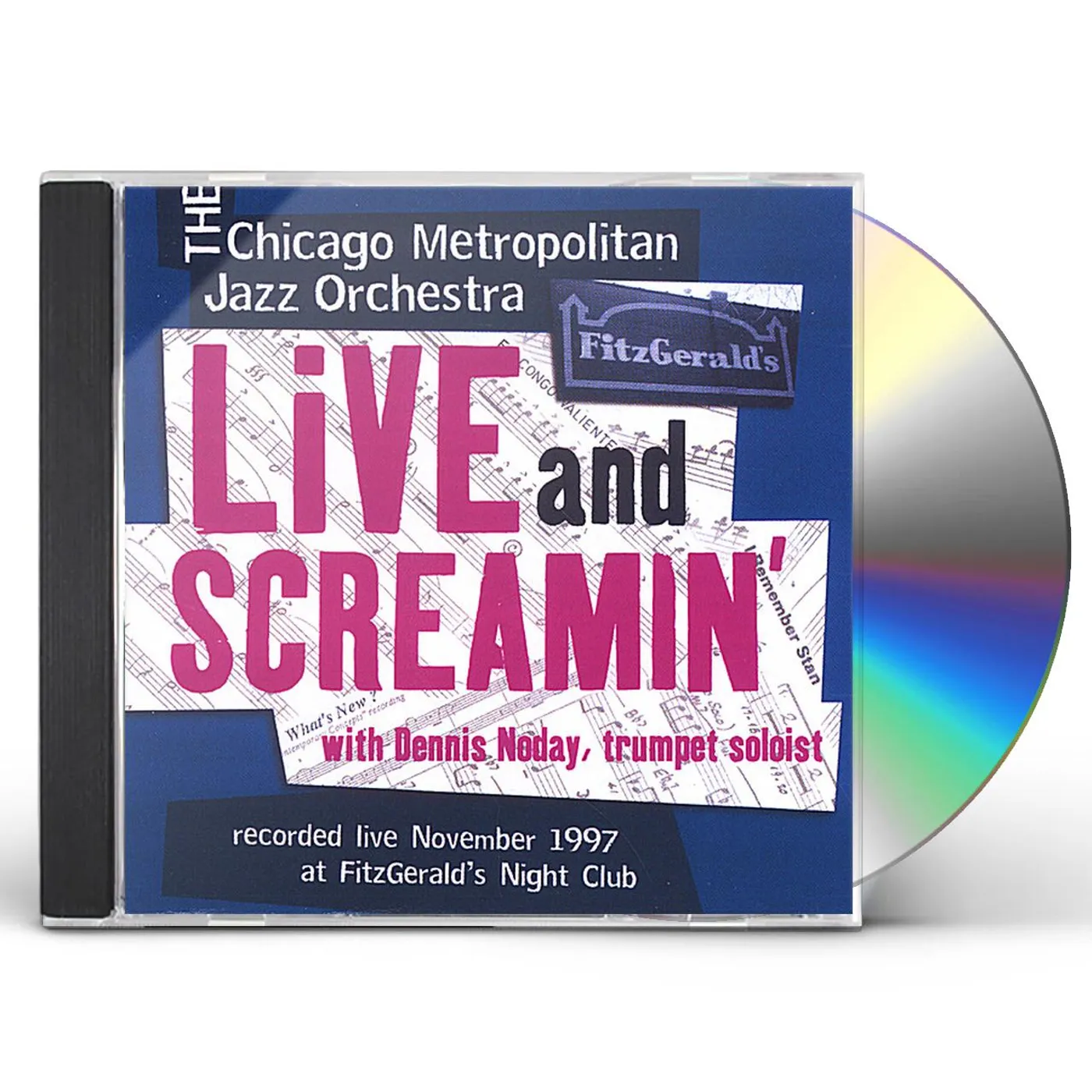 Chicago Metropolitan Jazz Orchestra LIVE & SCREAMIN CD