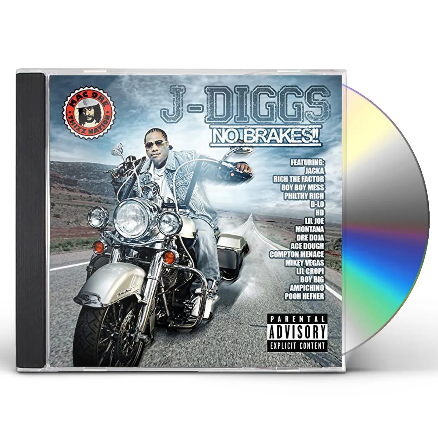 J-Diggs NO BRAKES CD