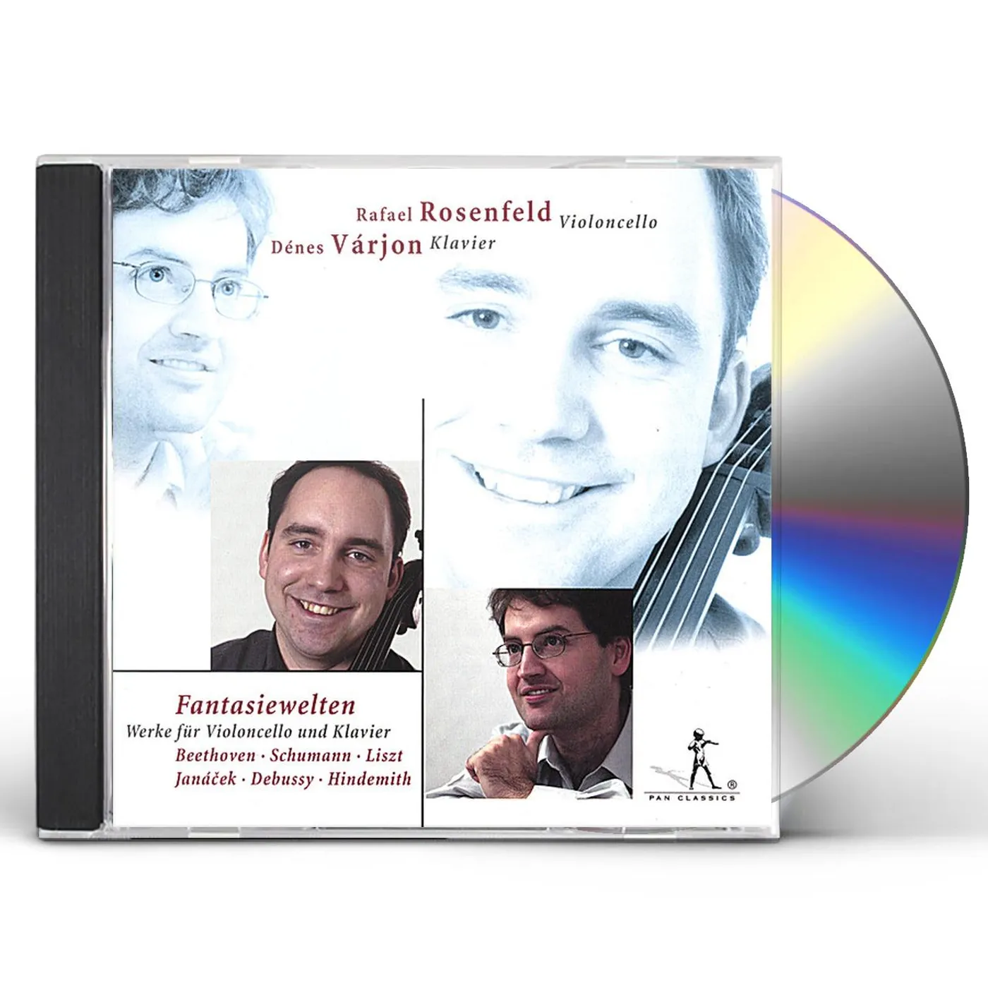 Various Artists  BEETHOVEN SEVEN VARIATIONS ON A THEME FROM MOZART'S 'MAGIC FLUTE' WOO 46. SCHUMANN FANTASIES CD