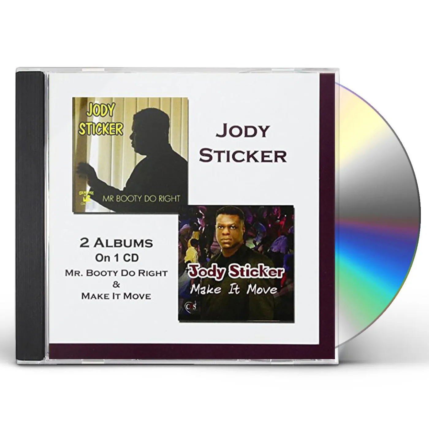 Jody Sticker MR BOOTY RIGHT & MAKE IT MOVE CD